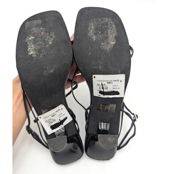 Jeffrey Campbell Leeda Ankle Strap Heel Sandal Women's Black Size US9.5 EU40 - Picture 8 of 15